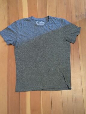 The Rail Men's Heather Gray Short-Sleeve Crew Tee